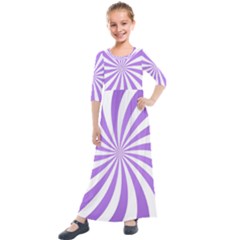 Kids  Quarter Sleeve Maxi Dress 