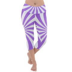 Lightweight Velour Capri Yoga Leggings 