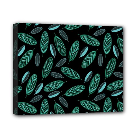 Leaves Pattern Abstract Blade Canvas 10  x 8  (Stretched) from ArtsNow.com