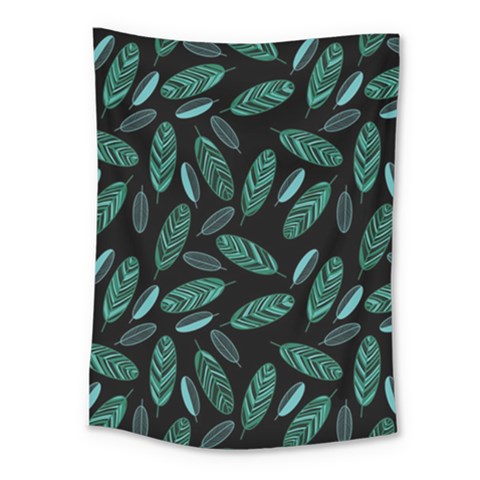 Leaves Pattern Abstract Blade Medium Tapestry from ArtsNow.com