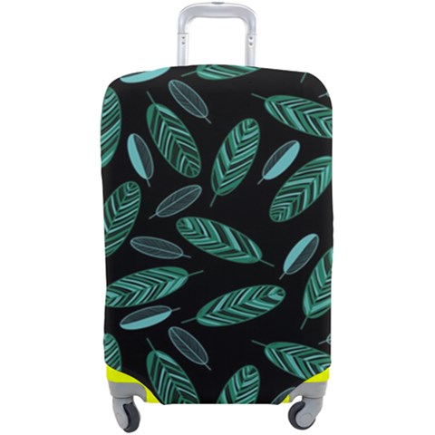 Leaves Pattern Abstract Blade Luggage Cover (Large) from ArtsNow.com