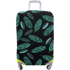 Leaves Pattern Abstract Blade Luggage Cover (Large) from ArtsNow.com