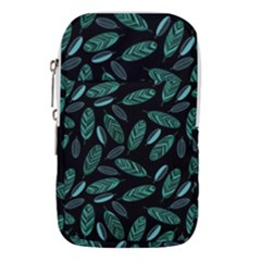 Leaves Pattern Abstract Blade Waist Pouch (Large) from ArtsNow.com