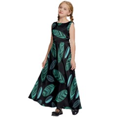 Kids  Satin Sleeveless Maxi Dress 