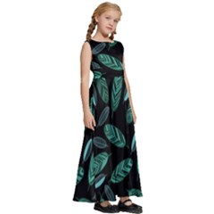 Kids  Satin Sleeveless Maxi Dress 