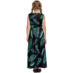 Kids  Satin Sleeveless Maxi Dress 