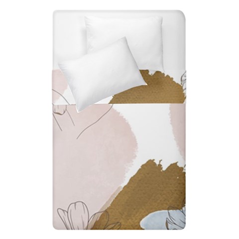 Flower Branch Corolla Wreath Duvet Cover Double Side (Single Size) from ArtsNow.com