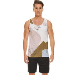 Men s Wide Collar Tank Top 