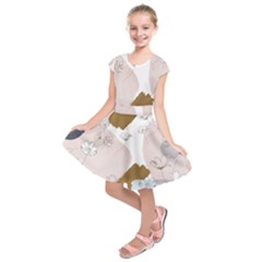 Kids  Short Sleeve Dress 