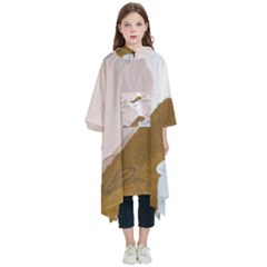 Flower Branch Corolla Wreath Kids  Hooded Rain Ponchos from ArtsNow.com