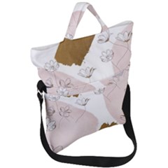 Fold Over Handle Tote Bag 