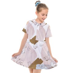 Kids  Short Sleeve Shirt Dress 