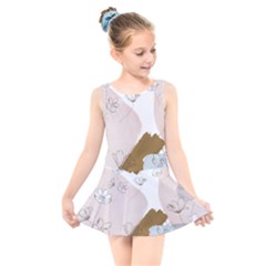 Kids  Skater Dress Swimsuit 