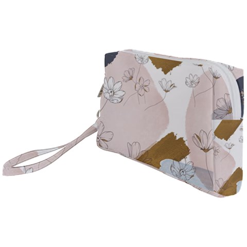 Flower Branch Corolla Wreath Wristlet Pouch Bag (Small) from ArtsNow.com