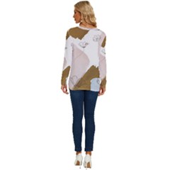 Long Sleeve Crew Neck Pullover Top 