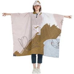 Women s Hooded Rain Ponchos 