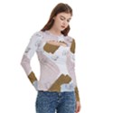 Women s Cut Out Long Sleeve T-Shirt 