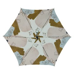 Flower Branch Corolla Wreath Automatic Folding Umbrella with Case (Small) from ArtsNow.com