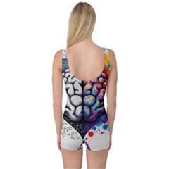 One Piece Boyleg Swimsuit 