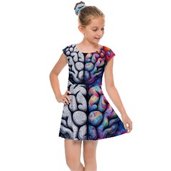 Kids  Cap Sleeve Dress 