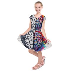 Kids  Short Sleeve Dress 