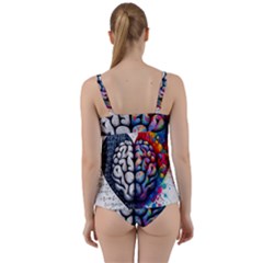 Twist Front Tankini Set 