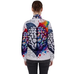 Women s High Neck Windbreaker 