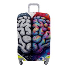 Brain Heart Math Luggage Cover (Small) from ArtsNow.com