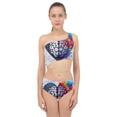 Spliced Up Two Piece Swimsuit 