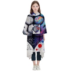 Brain Heart Math Kids  Hooded Rain Ponchos from ArtsNow.com