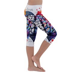 Kids  Lightweight Velour Capri Leggings  