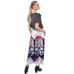 Velour Split Maxi Skirt 