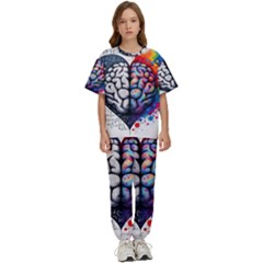 Kids  T-Shirt and Pants Sports Set 