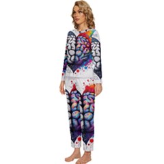 Womens  Long Sleeve Lightweight Pajamas Set 