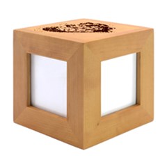 Wood Photo Frame Cube 