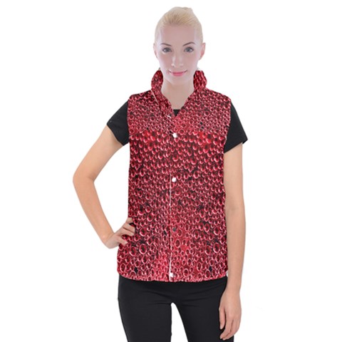 Drops Water Drops Trypophobia Women s Button Up Vest from ArtsNow.com