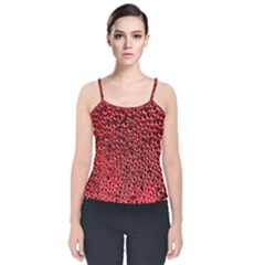 Velvet Spaghetti Strap Top 