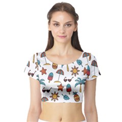 Short Sleeve Crop Top 