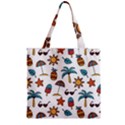 Zipper Grocery Tote Bag 