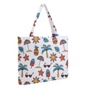 Zipper Medium Tote Bag Front