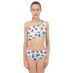 Spliced Up Two Piece Swimsuit 