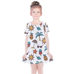 Kids  Simple Cotton Dress 