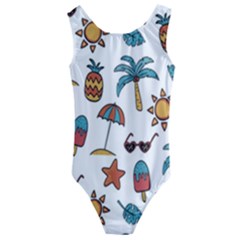 Kids  Cut-Out Back One Piece Swimsuit 