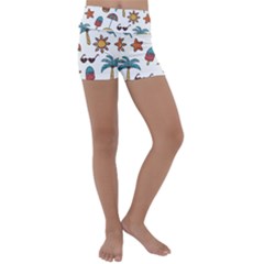 Kids  Lightweight Velour Yoga Shorts 