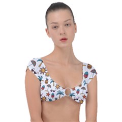 Cap Sleeve Ring Bikini Top 