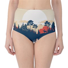 Classic High-Waist Bikini Bottoms 