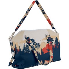 Canvas Crossbody Bag 