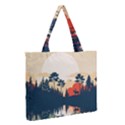 Zipper Medium Tote Bag Front