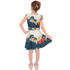 Kids  Short Sleeve Dress 