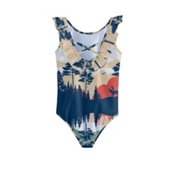 Kids  Frill Swimsuit 